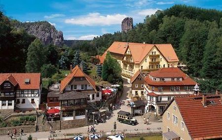 Amselgrundschloesschen Hotel Rathen Buitenkant foto